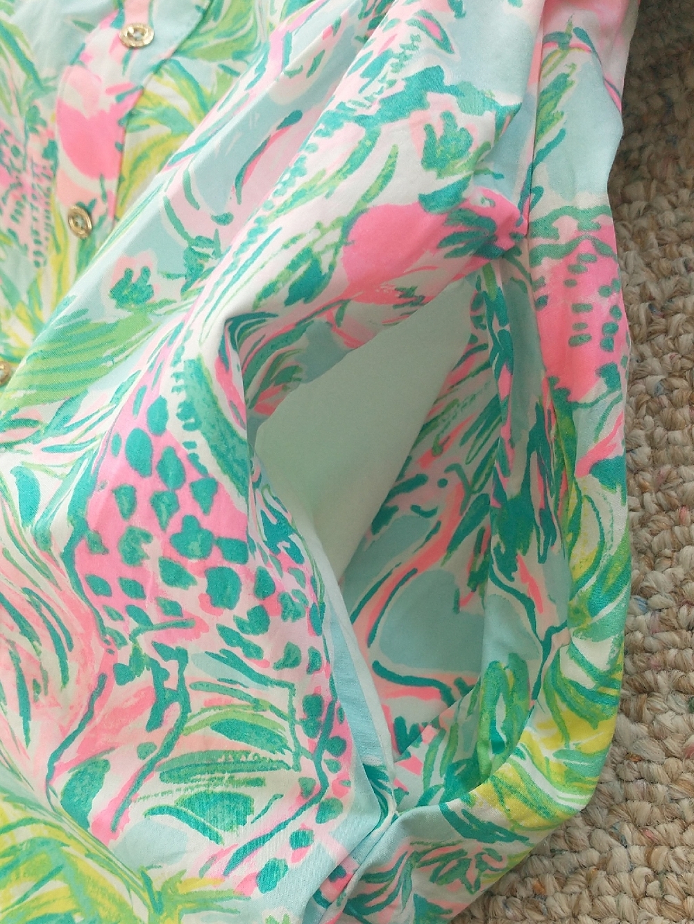 Lilly Pulitzer Sweetheart Neck Smocked Bodice Sundress Size 6 - Picture 11 of 11